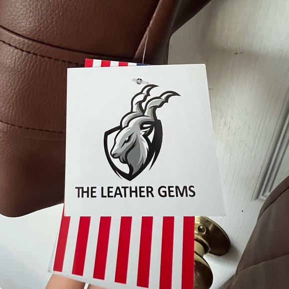 The Leather Gems- Brown lined leather trench coat made of real sheepskin leather - Picture 2 of 4